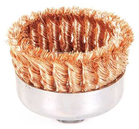Knot Wire Cup Wire Brush, Threaded Arbor, 4 -  WEILER, 93807