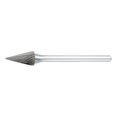 Carbide Bur,Pointed Cone,1/4 in -  OSG, 915-0005