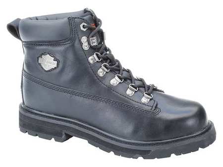 Size 13 Men's 6 in Work Boot Steel Work Boot, Black -  HARLEY-DAVIDSON