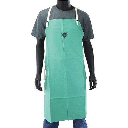 FR Welding Apron,Cotton,36"",Green Sateen -  WEST CHESTER PROTECTIVE GEAR, 7080/36