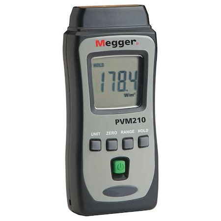 Megger Pvm210 Irradiance Meter,1999 W/M2,Lcd