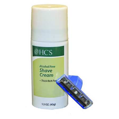 Shaving Cream,Alcohol Free,1.5 oz.,PK144 -  HCS, HCS0070