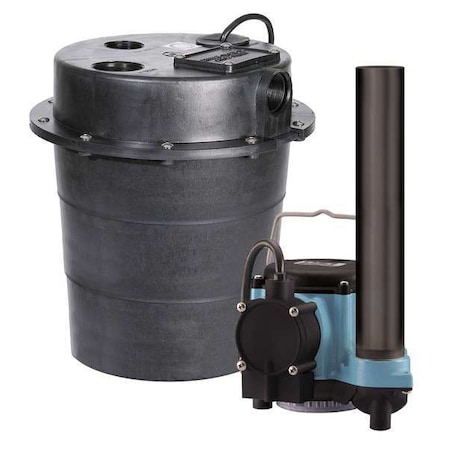 Little Giant Sink Pump System, 1/3 HP, 115V, 9A, CI WRS-6 | Zoro.com