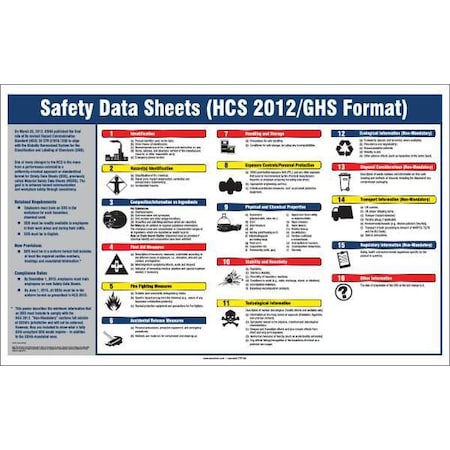 Accuform Right To Know SDS Poster, 20x32 In ZTP133 | Zoro.com