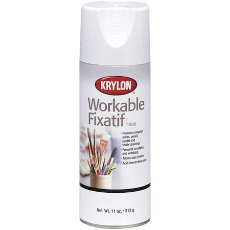 Workable Fixative Spray, Clear, 11 oz.