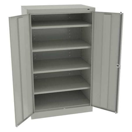 Tennsco 6024lg Storage Cabinet Light Gray Single Handle Ebay