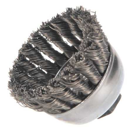 Knot Wire Cup Wire Brush, Threaded Arbor -  WEILER, 94081