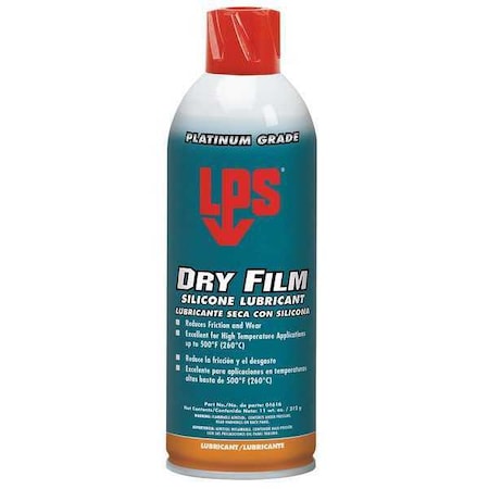 Lps Dry Film Silicone Lubricant, Aerosol 01616 | Zoro.com