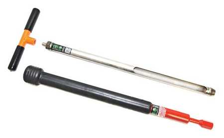 Soil Recovery Probe,24 In,SS,Hammer -  AMS, 401.18