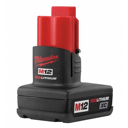 Milwaukee M12 Battery Pack, 12V, 3.0Ah, Li-Ion 48-11-2402 | Zoro.com