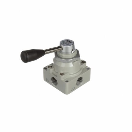 Aro Manual Air Control Valve, 4-Way, 1/2in NPT M514LR | Zoro.com