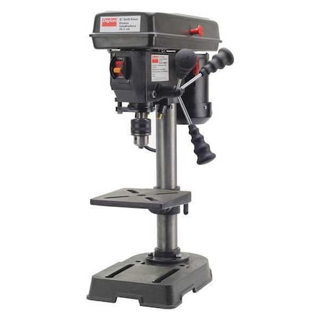 Dayton Bench Drill Press, Belt, 8", 1/3 HP, 120V 40PM08 | Zoro.com