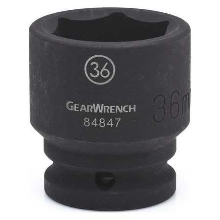 3/4"" Drive 6 Point Standard Impact Metric Socket 28mm -  GEARWRENCH, 84839