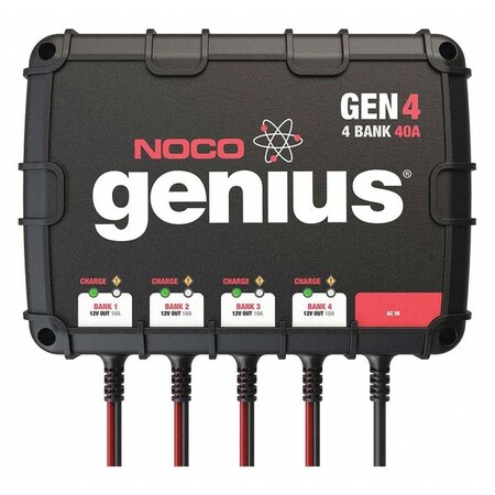 NOCO GEN4 Handheld Portable Battery Charger, Automatic/Manual, For Batt