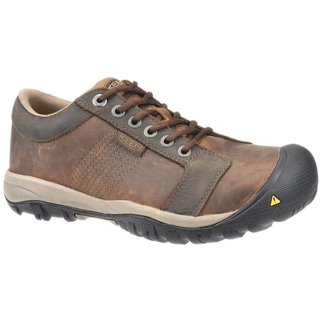 Size 10-1/2 Men's Oxford Shoe Aluminum Work Shoe, Cascade Brown -  KEEN