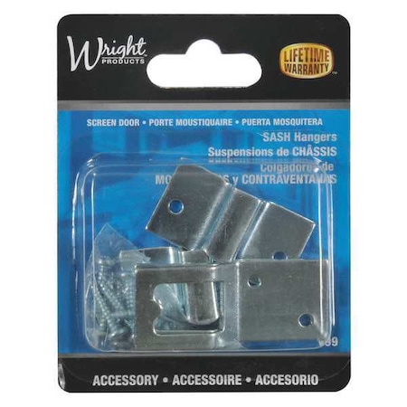 Wright Products Sash Hangers, Zinc Plated V99 | Zoro.com