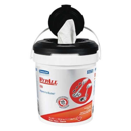 Wypall Wipers In a Bucket, PK2 83561 | Zoro.com