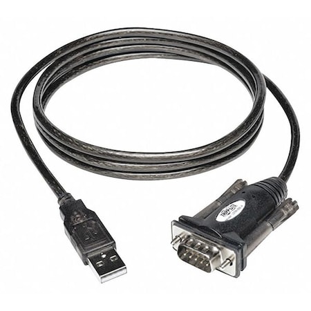 Tripp Lite Serial Adapter Cable, USB, Gray U209-000-R | Zoro.com