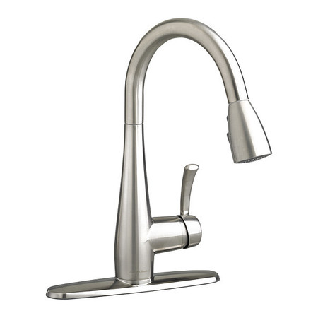 Manual, Single Hole Only Mount, 1 Hole Quince High Arc Kitchen Faucet -  AMERICAN STANDARD, 4433300.075