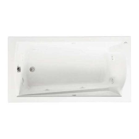 AMERICAN STANDARD 2425VC-LHO.020 Deep Soak Whirlpool Bathtub,Lh,White