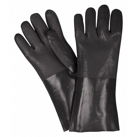 Mcr Safety Chemical Resistant PVC Gloves, L, 14