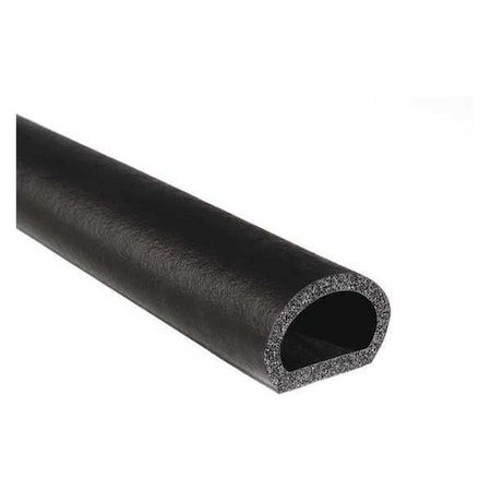 Trim Lok Inc Rubber Seal, P-Shaped, 0.76