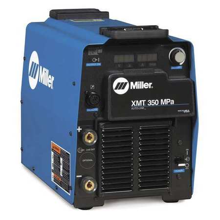 Multiprocess Welder, XMT(R) 350, Phase Single; Three ,230 to 460V AC ,350A @ 34V DC,60% -  MILLER ELECTRIC, 907366