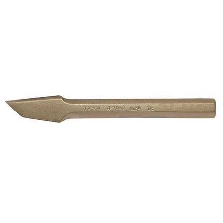 Groove Chisel,9"" L,7/8"" Hex,1/2"" Tip -  AMPCO SAFETY TOOLS, 4-1050