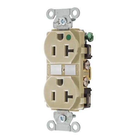 Bryant 20A Duplex Receptacle 125VAC 5-20R IV 8300HBI | Zoro.com