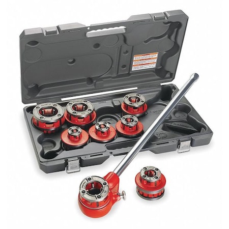 manual pipe threader capacity zoro ridgid