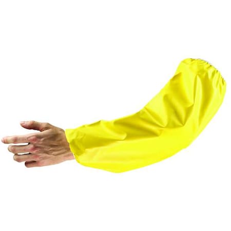 Ansell 59-050 Sleeves,18 in. L,Neoprene,Yellow,PR