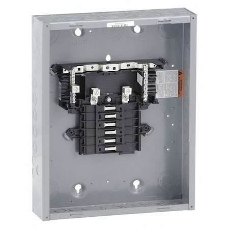 SQUARE D QO112L125G 125A 1-Phase Main Lug, Convertible Load Center 12 ...