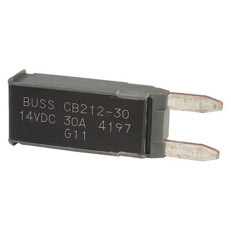 Bussmann Automotive Circuit Breaker, CB212, 30A, 12V CB212-30 | Zoro.com