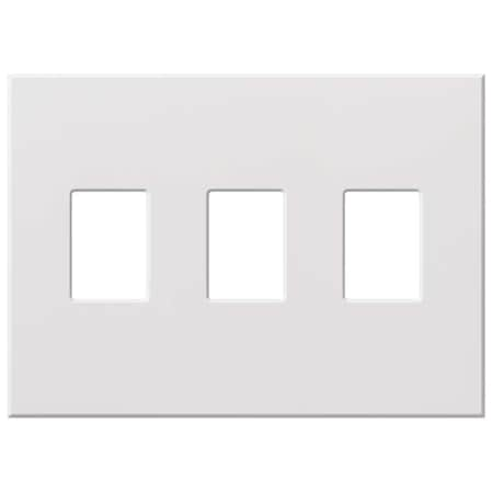 Lutron Dimmer/Switch Wall Plate, 3 Gang, White VWP-3-WH ...