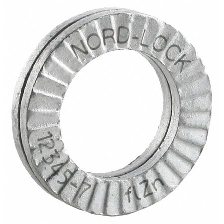 Wedge Lock Washer, Fits Bolt Size 2-1/2 in Steel, Delta Protect Finish -  NORD-LOCK, 2887