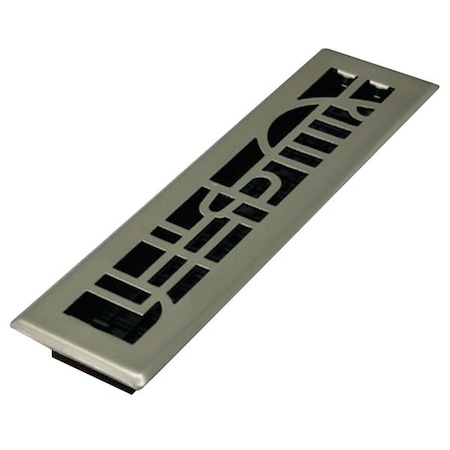 register floor 2x12 zoro nkl nickel plated grates decor