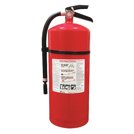 Kidde Fire Extinguisher, 6A:80B:C, Dry Chemical, 20 lb. 46620620 | Zoro.com