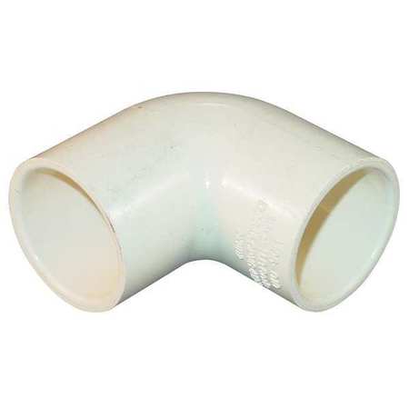 CPVC 90 Degree Elbow, Schedule SDR-11, 1/2"" Pipe Size, CTS Hub -  ZORO SELECT, 4106-005