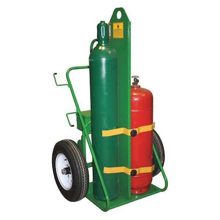 Saftcart Welding Cylinder Truck, 2 Cyl, 1000 lb. 554-30FW | Zoro.com