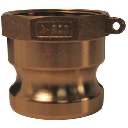 Adapter,4 In,100 psi,Male Adapter x FNPT -  DIXON VALVE & COUPLING, G400-A-BR