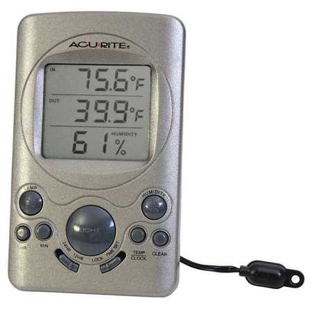 Digital Thermometer,4-1/2"" H,2-1/2"" W -  ACURITE, 00219CA1