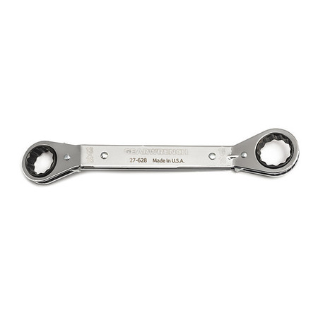 5/8"" x 3/4"" 12 Point 25° Offset Laminated Ratcheting Box Wrench -  GEARWRENCH, 27-624G