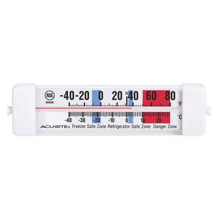 Analog Thermometer,5"" H,13/16"" D -  ACURITE, 00696A2