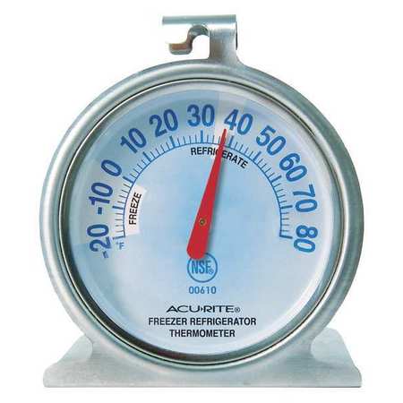 Analog Thermometer,3-1/4"" H,2-45/64"" D -  ACURITE, 00610A1