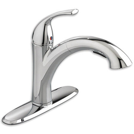 Single Hole Only Mount, 1 Hole Quince Kitchen Pull Out 1.5Gpm Chrome -  AMERICAN STANDARD, 4433.100.F15.002