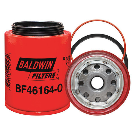 Fuel/Water Separator,3-31/32"" L -  BALDWIN FILTERS, BF46164-O