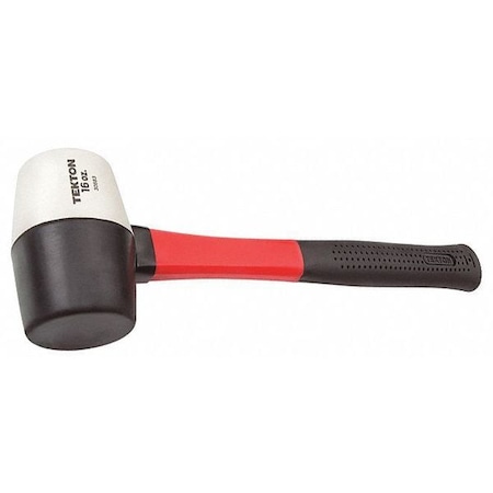 Tekton 30683 16 oz. Fiberglass Handle White/Black Rubber Mallet