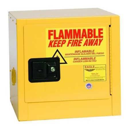 Flammable Liquid Safety Cabinet,Yellow -  EAGLE, 1900X