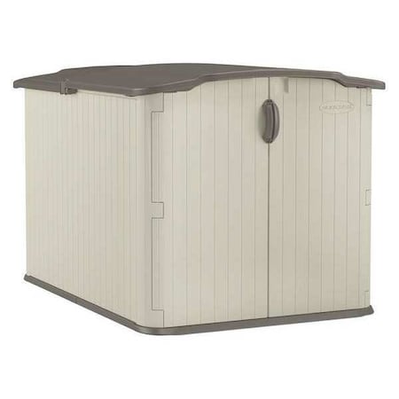 Glide Top Glide Top Horizontal Resin Shed, 98 cu ft 