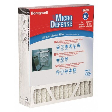 Honeywell Furnace Filters 16x25x4 Merv 12